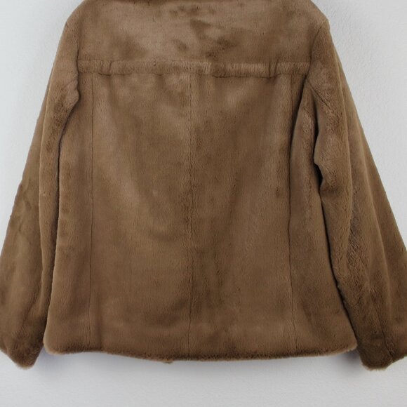 NWT Vince Faux Fur Moto Zip Jacket Coat - Picture 11 of 13